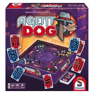 Schmidt-Spiele Brettspiel 49454, Agent DOG, ab 8 Jahre, 2-4 Spieler