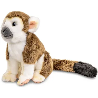 Uni-Toys - Totenkopfaffe, sitzend - 19 cm (Höhe) - Plüsch-Affe, Äffchen - Plüschtier, Kuscheltier