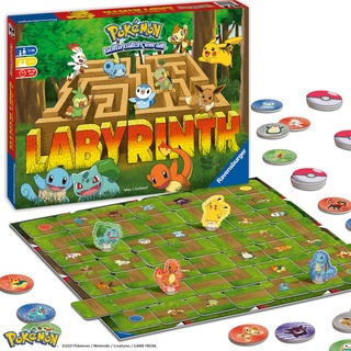 Ravensburger 26949 - Pokémon Labyrinth - Familienspiel für 2-4 Spieler, Pokémon Spiel ab 7 Jahren, Pokémon Spielzeug, Pokémon Geschenk