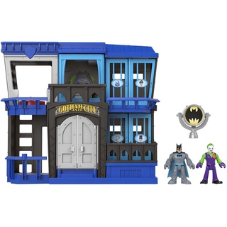 Fisher-Price Imaginext HHP81 - DC Super Friends Gotham City Gefängnis wiederaufladbar, Gefängnis-Spielset mit Figuren von Batman und Joker, Spielzeug für Kinder ab 3 Jahren