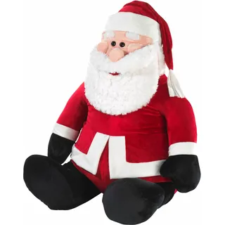 Kuscheltier HEUNEC "Weihnachtsmann XL, ca. 100 cm" Plüschfiguren rot (rot, weiß, schwarz) Kinder Kuschel- Spieltiere