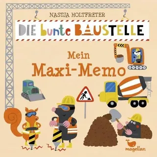 Die bunte Baustelle - Mein Maxi-Memo (Kinderspiel) Gedächtnisspiel, Bunte Welt