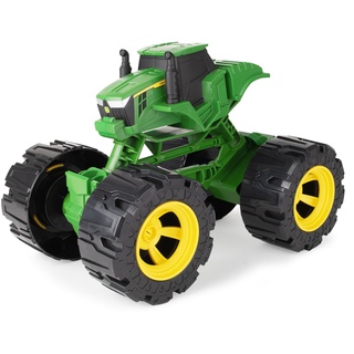 JOHN DEERE Monster Treads All Terrain Traktor Spielzeug - Lenkbarer Kinder Traktor Monster Truck m. Laufflächenrädern - Durables Indoor & Outdoor-Spielzeug – Geschenk Junge & Mädchen 3 Jahre