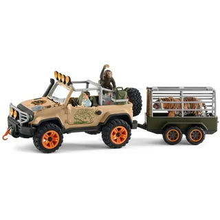 Schleich Wild Life 42410 - Geländewagen mit Seilwinde Geländewagen Jeep / Schleich / Spiele (außer Software)