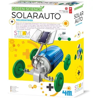 4M 68585 Green Science Solarauto Kit – Umweltfreundliches, Solarbetriebenes Lernspielzeug für Kinder, Physik Wissenschaftskit, Mehrfarbig