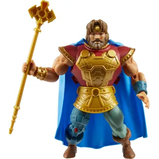 Masters of the Universe Origins Action-Figur und Zubehör, Rise of Snake Men King Rando und Mini-Comic, 14 cm