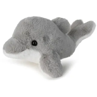 WWF - ECO Plüschtier - Delfin (22cm) lebensecht Kuscheltier Stofftier Plüschfigur - Grau