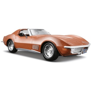 Maisto® Spielzeug-Auto »Maisto Chevrolet Corvette 70, Maßstab 1:24«, detailliertes Modell orange