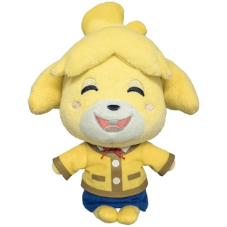 Sanei Boeki Animal Crossing All Star Collection Shizue Isabelle Marie Melinda Fuffi (Sourire) (S) Plush Peluche Plüsch 20.5cm