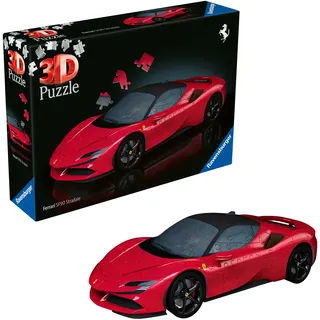 Ravensburger 3D Puzzle 11576 - Ferrari SF90 Stradale - Der ikonische Supersportwagen aus Maranello als 3D Puzzle Auto, Modellauto