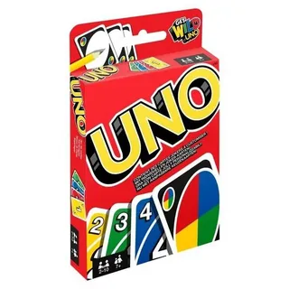 Mattel® Spiel MTLW2087 - UNO Der Klassiker! Kartenspiel für 2 bis 10..., Familienspiel, Familienspiel bunt