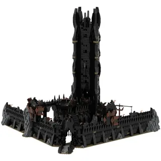 SRYC Der Herr Der Ringe Cirith Ungol Bausatz, MOC-82142 Klemmbausteine Cirith Ungol Modellbausatz, Kompatibel mit Lego Der Herr Der Ringe Rivendell (6273 Teile)