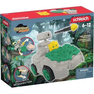 Schleich® Spielfigur ELDRADOR® CREATURES, Dschungel-Crashmobil+Mini Cretaure (42671) bunt