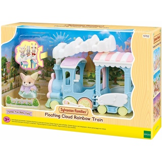 Sylvanian Families 5702 Regenbogenzug Spielset mit Figur - Puppenhaus Spielset