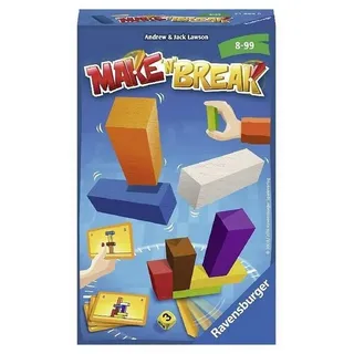 Ravensburger Verlag GmbH Spiel RAV23444 - Make 'n' Break Mitbringspiel, Figurenspiel..., Familienspiel, Geschicklichkeitsspiele bunt