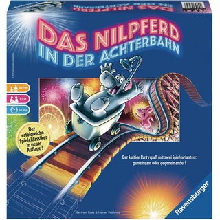 Ravensburger Gesellschaftsspiel Das Nilpferd in der Achterbahn (Deutsch)