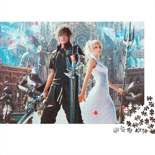 Puzzle 300 Teile Final Fantasy,Anime Puzzles Für Erwachsene Jugendliche,unmögliches Puzzle Spielzeug,buntes Fliesenspiel,Geschicklichkeitsspiel Für Die Ganze Familie Geschenke 300pcs (40x28cm)