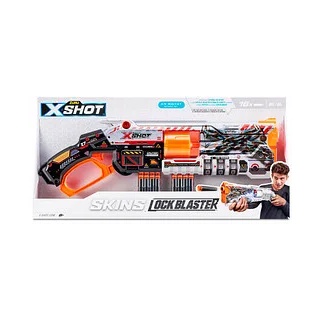 ZURUTM Blaster X-Shot Skins Lock schwarz, orange, weiß