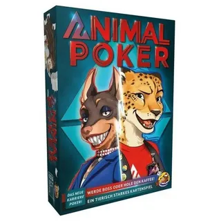 Heidelberger Spieleverlag Spiel HG010 - Animal Poker, Kartenspiel, für 3-5 Spieler, ab..., Familienspiel, Strategiespiel bunt