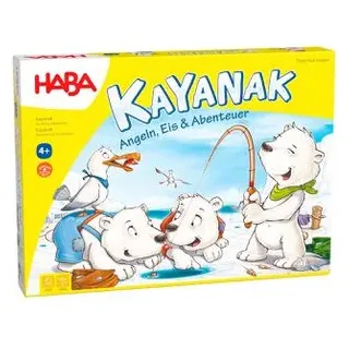 Haba Brettspiel 1007146001, Kayanak, ab 4 Jahre, 2-4 Spieler