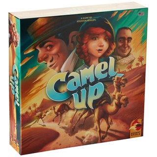 Plan B Games, Camel Up: 2nd Edition, Board Game, Ages 8+, 3-8 Players, 30-45 Minute Playing Time