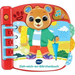 Vtech® Buch Vtech Baby, Zieh-mich-an-Bärchenbuch, mit Licht und Sound bunt