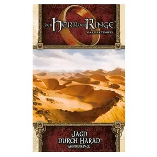 Asmodee | Fantasy Flight Games | Der Herr der Ringe: LCG – Jagd durch Harad | Erweiterung | Kartenspiel | Deckbau | 2 Spieler | Ab 14+ Jahren | 30+ Minuten | Deutsch