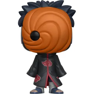 Funko Sammelfigur Ninja Tobi mit Maske, Naruto Shippuden Sammelfigur, 184, 9,5 cm, Mit Akatsuki-Mantel orange