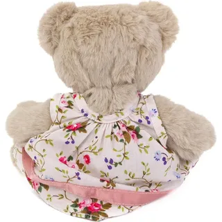 Bukowski Teddybär Maya 15 cm grau mit Blumenkleid