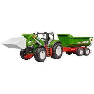 Bruder ROADMAX Traktor mit Frontlader und Kippanhänger Fertigmodell Landwirtschafts Modell