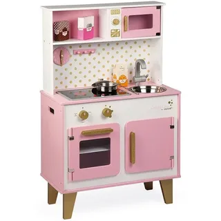 Spielküche JANOD "Candy Chic" Spielküchen rosa (rosa, goldfarben) Kinder Kinderküchen Zubehör mit Licht und Sound; FSC- schützt Wald - weltweit