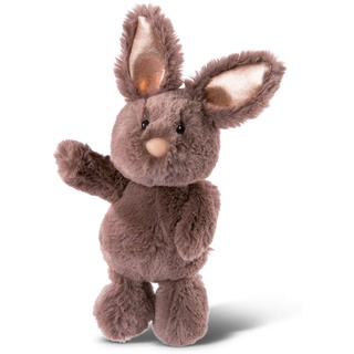 NICI 46334 Kuscheltier Hase Dunkelbraun 20cm – Plüschtier für Mädchen, Jungen & Babys – Flauschiges Stofftier zum Spielen, Sammeln & Kuscheln – Gemütliches Schmusetier