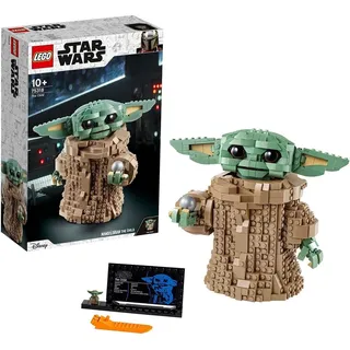 LEGO 75318 Star Wars: The Mandalorian Das Kind, große Baby-Yoda-Figur zum Bauen und Sammeln für Fans ab 10 Jahren, tolle Zimmer-Deko für Fans, G...