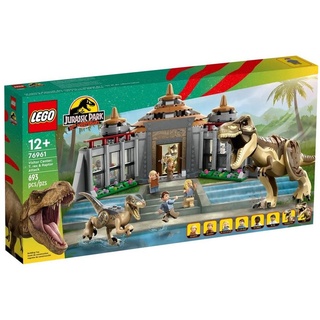 LEGO® Spielbausteine 76961 Angriff des T. rex und des Raptors aufs