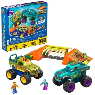 MEGA Hot Wheels Monster Trucks Mega-Wrex Knochen Crash Stuntbahn