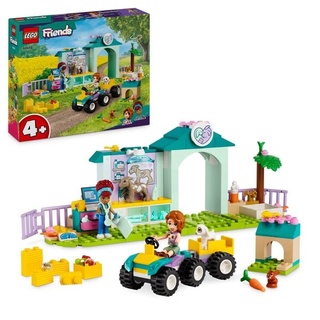 LEGO Friends 42632 Farmtierklinik, Bauernhof-Set mit Tierarzt-Spielzeug