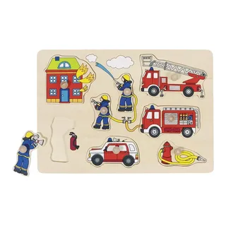 Goki Steckpuzzle Feuerwehr  57907