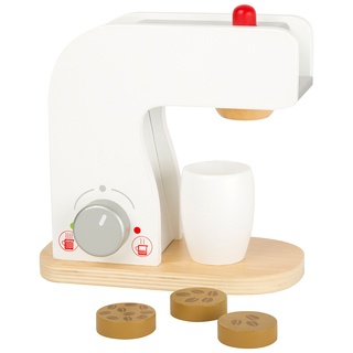 Kinderküchen-Zubehör Kaffeemaschine 5-Teilig Aus Holz