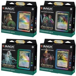 Magic the Gathering Sammelkarte Lord of the Rings: Tales of Middle-Earth Commander Deck Set Englisch