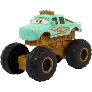 Disney Pixar Cars Spielzeug, Cars On the Road Zirkus Stunt Ivy Fahrzeug, springender Monster Truck inspiriert von der Disney+ Serie, HMD76
