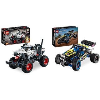 LEGO Technic Monster Jam Monster Mutt Dalmatian, Monster Truck-Spielzeug & Technic Offroad Rennbuggy, Auto-Spielzeug für Kinder