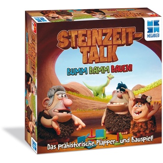 Megableu Steinzeittalk Familienspiel Kooperatives Brettspiel Lustig und Herausfordernd Gesellschaftsspiel ab 7 Jahren ab 4 Spieler
