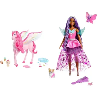 Barbie Ein Verborgener Zauber Pegasus & EIN Verborgener Zauber - Brooklyn Roberts mit märchenhaftem Kleid
