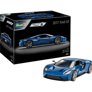 Revell 07824 2017 Ford GT Easy Click 1:24 Modellbausatz Einfacher Steckbausatz für Einsteiger, unlackiert