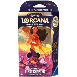 Disney Lorcana Trading Card Game: Das Erste Kapitel -Starter Deck Bernstein und Amethyst (Englisch)