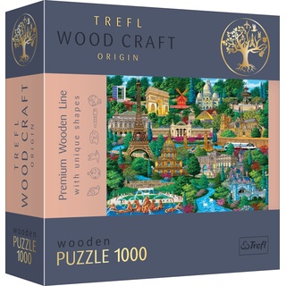 Trefl Holzpuzzle 1000 Teile - Frankreich (1000 Teile)