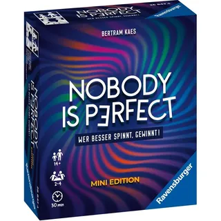 Ravensburger Spiel Nobody is perfect Mini Edition, Made in Europe, FSC® - schützt Wald - weltweit bunt