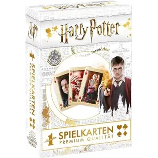 WINNING MOVES WM10440 Number 1 Spielkarten Harry Potter gold