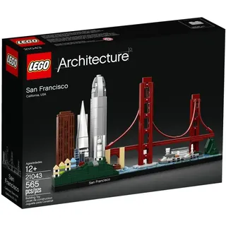 LEGO® Lego 21034 Architecture San Francisco Konstruktionsspielsteine, (565 St)