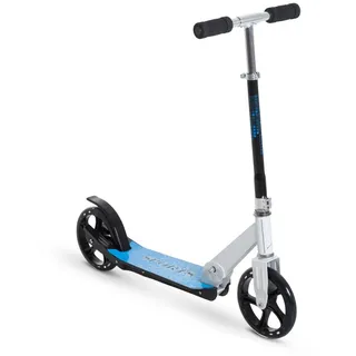 HOMCOM Kinderroller Scooter Tretroller Cityroller Kinder Roller Kickboard für 5+ Kinder höhenverstellbar faltbar Weiß 84 x 34 x 86-96 cm - Weiß